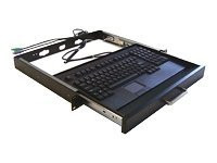 Adesso Rackmount Keyboard Drawer with built-in Touchpad Keyboard ACK-730UB-MRP