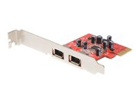 StarTech.com 2 Port PCI Express 1394a FireWire Adapter Card