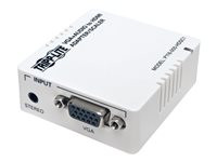 Tripp Lite VGA to HDMI Adapter Converter for Stereo Audio / Video White