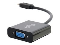 C2G USB 3.1 USB-C to VGA Video Adapter-Black (TAA Compliant)