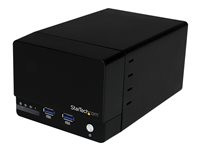 StarTech.com Dual 3.5" SATA HDD RAID Enclosure w/ USB Hub & UASP