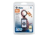 Centon DataStick Keychain MLB New York Mets Edition