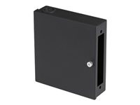 Black Box Mini Wallmount Fiber Enclosure, One Adapter Panel