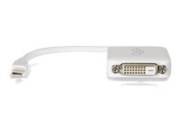 C2G 8in Mini DisplayPort to DVI Adapter-Single Link DVI-D-Thunderbolt to DVI Converter-M/F White