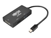 Tripp Lite Keyspan Mini DisplayPort 1.2 to VGA/DVI/HDMI All-in-One Converter Adapter, 4K x 2K HDMI @ 60 Hz