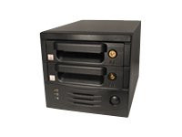 CRU 2 DataPort Enclosure with Integrated DataPort V plus SATA Carriers
