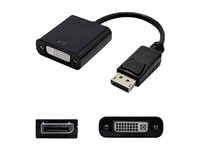 AddOn 5 Pack 8in DisplayPort to DVI-D Adapter Cable