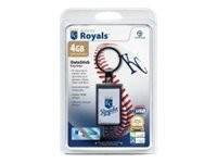 Centon DataStick Keychain MLB Kansas City Royals Edition