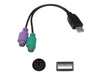 AddOn 8in USB 2.0 (A) to PS/2 Adapter Cable