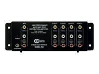 CE Labs 4-Output RCA Audio/Video Distribution Amplifier