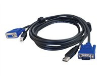 C2G 10ft USB 2.0 + SXGA KVM Cable