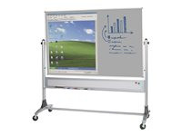 MooreCo Platinum Mobile Reversible Projection Plus Markerboard