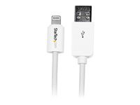 StarTech.com 3m White Apple 8-pin Lightning to USB Cable for iPhone iPad