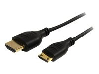 StarTech.com 3 ft Slim High Speed HDMI to Mini HDMI Cable with Ethernet