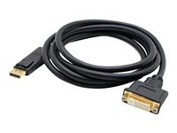 AddOn 8in DisplayPort to DVI-I Adapter Cable