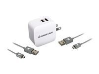 GearPower Dual USB 4.2A Wall Charger Kit
