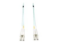 Tripp Lite 5M 10Gb Duplex Multimode 50/125 OM3 LSZH Fiber Patch Cable LC/LC Aqua 5 Meters