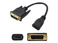 AddOn 8in HDMI 1.3 to DVI-D Adapter Cable