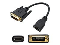 AddOn 5 Pack 8in HDMI 1.3 to DVI-D Adapter Cable