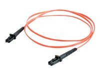 C2G 20m MTRJ-MTRJ 62.5/125 OM1 Duplex Multimode PVC Fiber Optic Cable