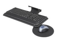 Safco Adjustable Keyboard Platform With Swivel Mouse Tray