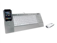 iHome iConnect Media Keyboard & Wireless Laser Mouse IH-K236LS