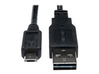 Tripp Lite 10ft USB 2.0 High Speed Cable Reversible A to 5Pin Micro B M/M 10'