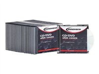 Innovera Thin Line Polystyrene CD/DVD Storage Case