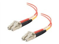 C2G 9m LC-LC 50/125 OM2 Duplex Multimode PVC Fiber Optic Cable