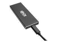 Tripp Lite USB 3.1 Gen 2 (10 Gbps) USB-C to M.2 NGFF SATA SSD (B-Key) Enclosure Adapter with UASP Support