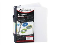 Innovera CD/DVD Three-Ring Refillable Binder