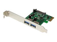 StarTech.com 2 Port PCI Express (PCIe) USB 3.0 Card with UASP