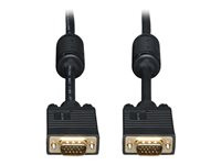 Tripp Lite 50ft VGA Coax Monitor Cable with RGB Plenum Rated High Resolution HD15 M/M 50'
