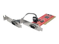 Tripp Lite 2-Port DB9 RS232 PCI Serial Adapter Card Low Profile