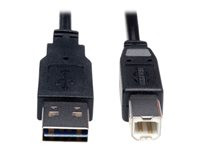 Tripp Lite 3ft USB 2.0 High Speed Cable Reverisble A to B M/M 3'