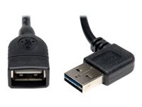 Tripp Lite 6ft USB 2.0 High Speed Extension Cable Reversible Right/Left Angle A to A M/F 6'
