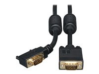 Tripp Lite 3ft VGA Coax Monitor Cable with RGB High Resolution Right Anlge HD15 M/M 3'