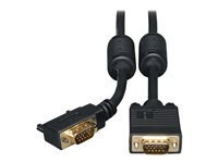 Tripp Lite 6ft VGA Coax Monitor Cable with RGB High Resolution Right Angle HD15 M/M 6'
