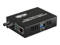 Tripp Lite Fiber Optic 10/100BastT to 100BaseFX-ST Multimode Media Converter 2km 1310nm