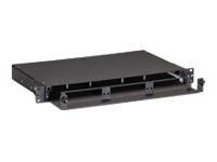 Black Box Rackmount Fiber Shelf with Pull-Out Tray