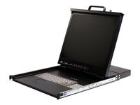 StarTech.com LCD Console with 16 Port KVM Switch Integrated