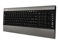 Adesso SlimMedia Pro Keyboard with built-in card reader and USB 2.0 hub