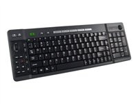 Adesso RF Wireless Multimedia/MCE Keyboard with Optical Trackball WKB-3200UB