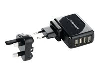 Kensington 4-Port USB Charger for Mobile Devices