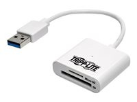 Tripp Lite USB 3.0 SuperSpeed SD/Micro SD Memory Card Media Reader with Built-In Cable, 6 in