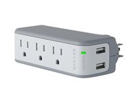 Belkin Mini Travel Surge Protector with USB Charger