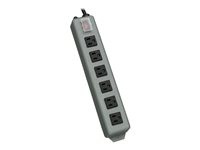 Tripp Lite Waber Power Strip 120V Right Angle 5-15R 6 Outlet Metal 15' Crd