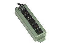 Tripp Lite Waber Industrial Power Strip 5 Outlet 6' Cord Switchless 5-15P
