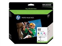 HP Custom 02 Series 150-Sheet Photo Value Pack