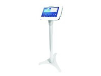 Compulocks Galaxy Secure Space Enclosure with Adjustable Floor Stand Kiosk White